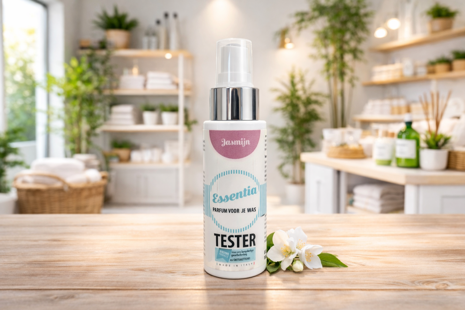 Cloud Jasmijn 50ml – Deze compacte reinigingsspray is perfect voor onderweg. De bloemige, sensuele en verfijnde geur van jasmijn reinigt effectief en laat je kleding en kleine oppervlakken heerlijk fris en elegant ruiken. Dankzij het handige formaat neem je hem makkelijk mee in je tas, ideaal voor een snelle opfrisbeurt waar je ook bent.