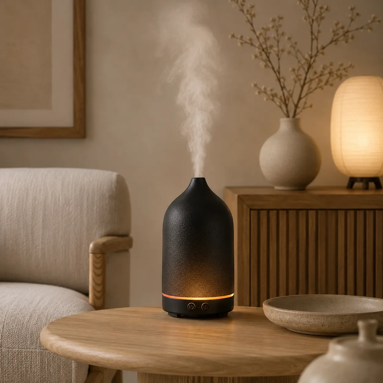 Op zoek naar een stijlvolle manier om geur en sfeer in huis te brengen? Diffuser Sofia combineert een verfijnde geurbeleving met een optimale luchtvochtigheid.