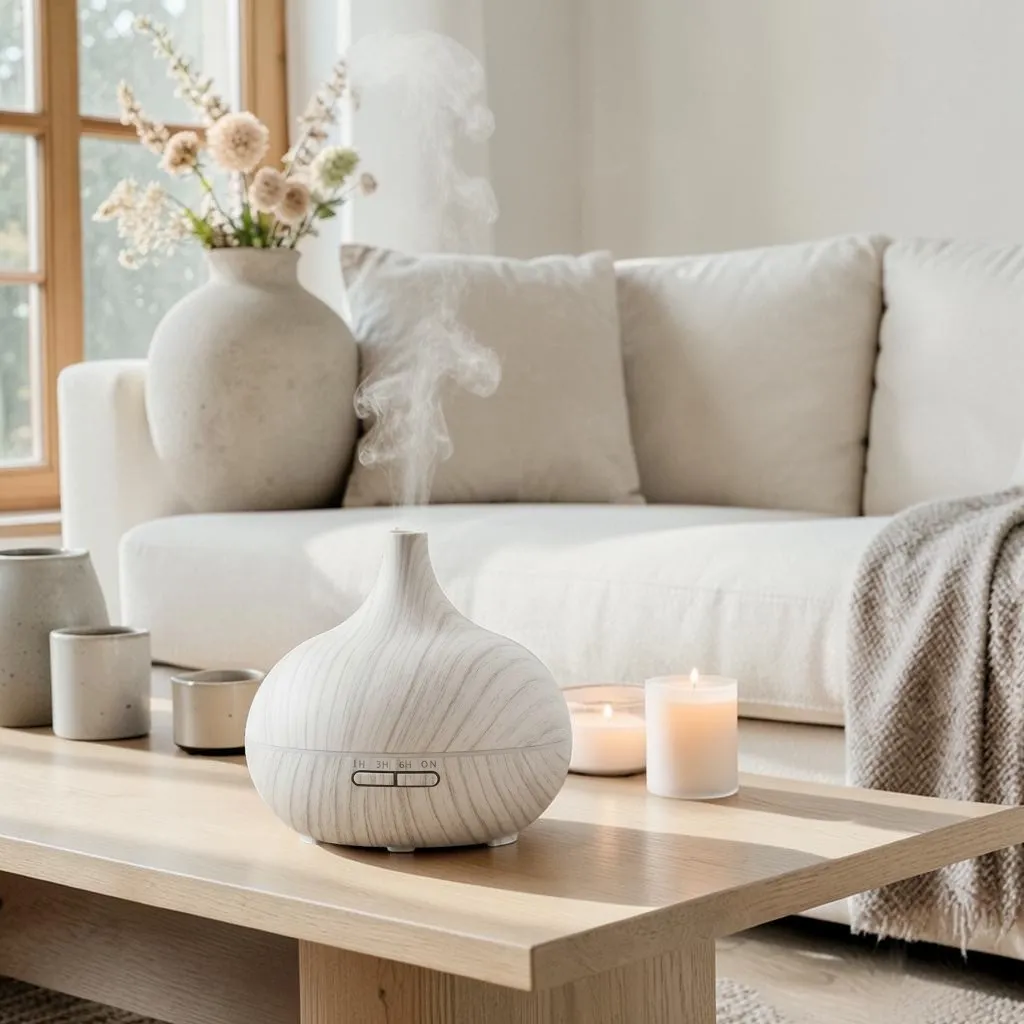 white wood diffuser